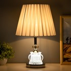 Настольная лампа с подсветкой 16886/1 Е27 40 Вт хром 25×25×44 см RISALUX - Фото 2