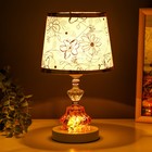 Настольная лампа с подсветкой 16887/1 Е27 40 Вт белый 19×19×30 см - Фото 3