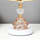 Настольная лампа с подсветкой 16887/1 Е27 40 Вт белый 19×19×30 см - Фото 5