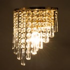 Бра "Искрица" 1хЕ14 золото 19х23 см - фото 21586842