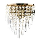 Бра "Искрица" 1хЕ14 золото 19х23 см - фото 21586843