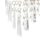 Бра "Искрица" 1хЕ14 золото 19х23 см - фото 21586844