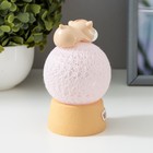 Фигурка световая RISALUX «Бурундучок», LED-ночник, от батареек, бежевый, 6×6×10 см - Фото 5