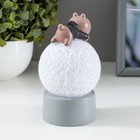 Ночник "Мишка" LED от батареек серый 6х6х10 см RISALUX - Фото 5