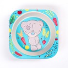 Набор детской посуды из бамбука «Me To You», 5 предметов: тарелка, миска, стакан - фото 24508108