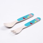 Набор детской посуды из бамбука «Me To You», 5 предметов: тарелка, миска, стакан - фото 24508111