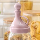 Бутыль стеклянная для соуса и масла «Круги», 900 мл, цвет МИКС - фото 53932306