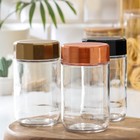 Банка стеклянная для сыпучих продуктов «Шарм», 560 мл, цвет МИКС - фото 24304318