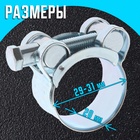 Хомут силовой ZEIN engr, диаметр 29-31 мм, ширина 20 мм, оцинкованный 7450405 - фото 12358013 Хомут силовой ZEIN engr, диаметр 29-31 мм, ширина 20 мм, оцинкованный 7450405 - фото 12358013