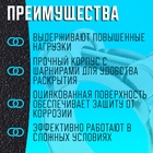 Хомут силовой ZEIN engr, диаметр 32-35 мм, ширина 20 мм, оцинкованный - фото 25320149