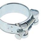 Хомут силовой ZEIN engr, диаметр 40-43 мм, ширина 20 мм, оцинкованный (комплект 10 шт) - фото 25320156