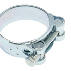 Хомут силовой ZEIN engr, диаметр 48-51 мм, ширина 22 мм, оцинкованный 7450410 - фото 12358025