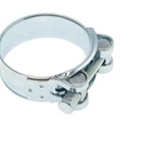 Хомут силовой ZEIN engr, диаметр 52-55 мм, ширина 22 мм, оцинкованный (комплект 10 шт) - фото 25320171