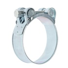 Хомут силовой ZEIN engr, диаметр 56-59 мм, ширина 22 мм, оцинкованный 7450412 - фото 12358040