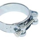 Хомут силовой ZEIN engr, диаметр 56-59 мм, ширина 22 мм, оцинкованный 7450412 - фото 12358038