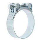 Хомут силовой ZEIN engr, диаметр 60-63 мм, ширина 22 мм, оцинкованный (комплект 10 шт) - фото 23241326