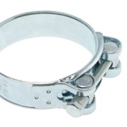 Хомут силовой ZEIN engr, диаметр 64-67 мм, ширина 22 мм, оцинкованный (комплект 10 шт) - фото 25320186