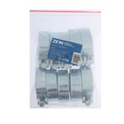 Хомут силовой ZEIN engr, диаметр 68-73 мм, ширина 24 мм, оцинкованный 7450415 - фото 13398019