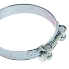 Хомут силовой ZEIN engr, диаметр 113-121 мм, ширина 24 мм, оцинкованный (комплект 10 шт) - фото 25320211