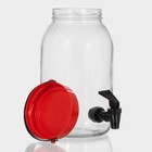 Кувшин стеклянный с краником Macro, 3 л - Фото 2