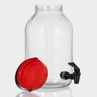 Кувшин стеклянный с краником Macro, 5 л - Фото 3