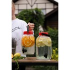 Кувшин стеклянный с краником Macro, 5 л - Фото 1