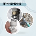 Хомут червячный ZEIN engr, сквозная просечка, диаметр 10-16 мм, ширина 8 мм, оцинкованный 7506294 - фото 14040904