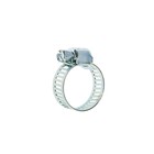 Хомут червячный ZEIN, сквозная просечка, диаметр 12-22 мм, ширина 8 мм, оцинкованный - Фото 5