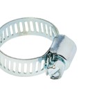 Хомут червячный ZEIN, сквозная просечка, диаметр 12-22 мм, ширина 8 мм, оцинкованный - Фото 6