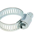 Хомут червячный ZEIN, сквозная просечка, диаметр 12-22 мм, ширина 8 мм, оцинкованный - Фото 7