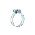 Хомут червячный ZEIN, сквозная просечка, диаметр 16-25 мм, ширина 8 мм, оцинкованный - Фото 5