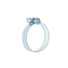 Хомут червячный ZEIN engr, сквозная просечка, диаметр 18-32 мм, ширина 8 мм, оцинкованный - Фото 5