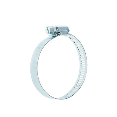 Хомут червячный ZEIN, сквозная просечка, диаметр 46-70 мм, ширина 12.7 мм, оцинкованный