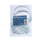 Хомут червячный ZEIN engr, сквозная просечка, диаметр 72-95 мм, ширина 12.7 мм, оцинкованный (комплект 10 шт) - фото 25677176