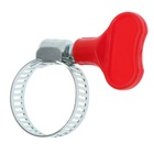 Хомут червячный с «барашком» ZEIN, сквозная просечка, диаметр 13-23 мм, оцинкованный - Фото 5