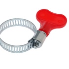 Хомут червячный с «барашком» ZEIN, сквозная просечка, диаметр 16-27 мм, оцинкованный - Фото 6