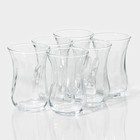Набор стеклянных стаканов армуду «Классик», 100 мл, 5,7×8,3 см, 6 шт - фото 4351920