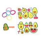 Переводные татуировки детские с аксессуарами для волос, тату — 2 листа - Фото 3