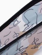 Косметичка-пенал на молнии, с рисунком, белая/разноцветная - Фото 2