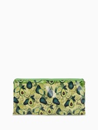 Косметичка-пенал на молнии, с рисунком, зелёная - Фото 3