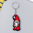 Брелок EVA "Дед Мороз - гномик с мешком подарков" 5х2,4 см (комплект 12 шт) - фото 21587416