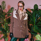 Серьги металл «Монстера » лист, цвет чёрный - Фото 2