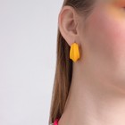 Серьги металл «Яркость» полукольца, цвет жёлтый - Фото 2