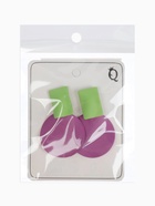 Серьги металл «Яркость» геометрия, цвет салатово-фиолетовый - Фото 9