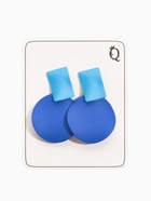 Серьги металл "Яркость" геометрия, мятый квадрат, цвет синий - фото 809172312 Серьги металл "Яркость" геометрия, мятый квадрат, цвет синий - фото 809172312