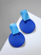 Серьги металл "Яркость" геометрия, мятый квадрат, цвет синий - фото 809172313 Серьги металл "Яркость" геометрия, мятый квадрат, цвет синий - фото 809172313