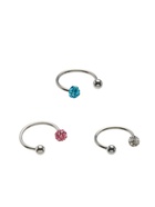 Пирсинг в бровь «Шамбала» d=10 мм, МИКС в серебре (неделимая фасовка 12 шт., цена за шт.) 7645904