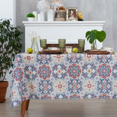 Скатерть «Доляна. Узоры», 145×220 см, 100% п/э
