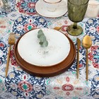 Скатерть «Доляна. Узоры», 145×250 см, 100% п/э - фото 21587612