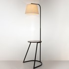 Торшер 19035/1 E27 40Вт черный 45х45х170 см 7012681